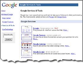 Google Services and Tools