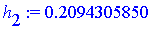 h[2] := .2094305850