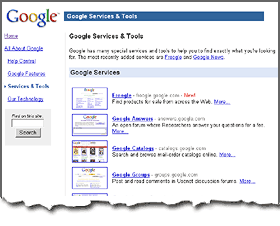 Google Services & Tools